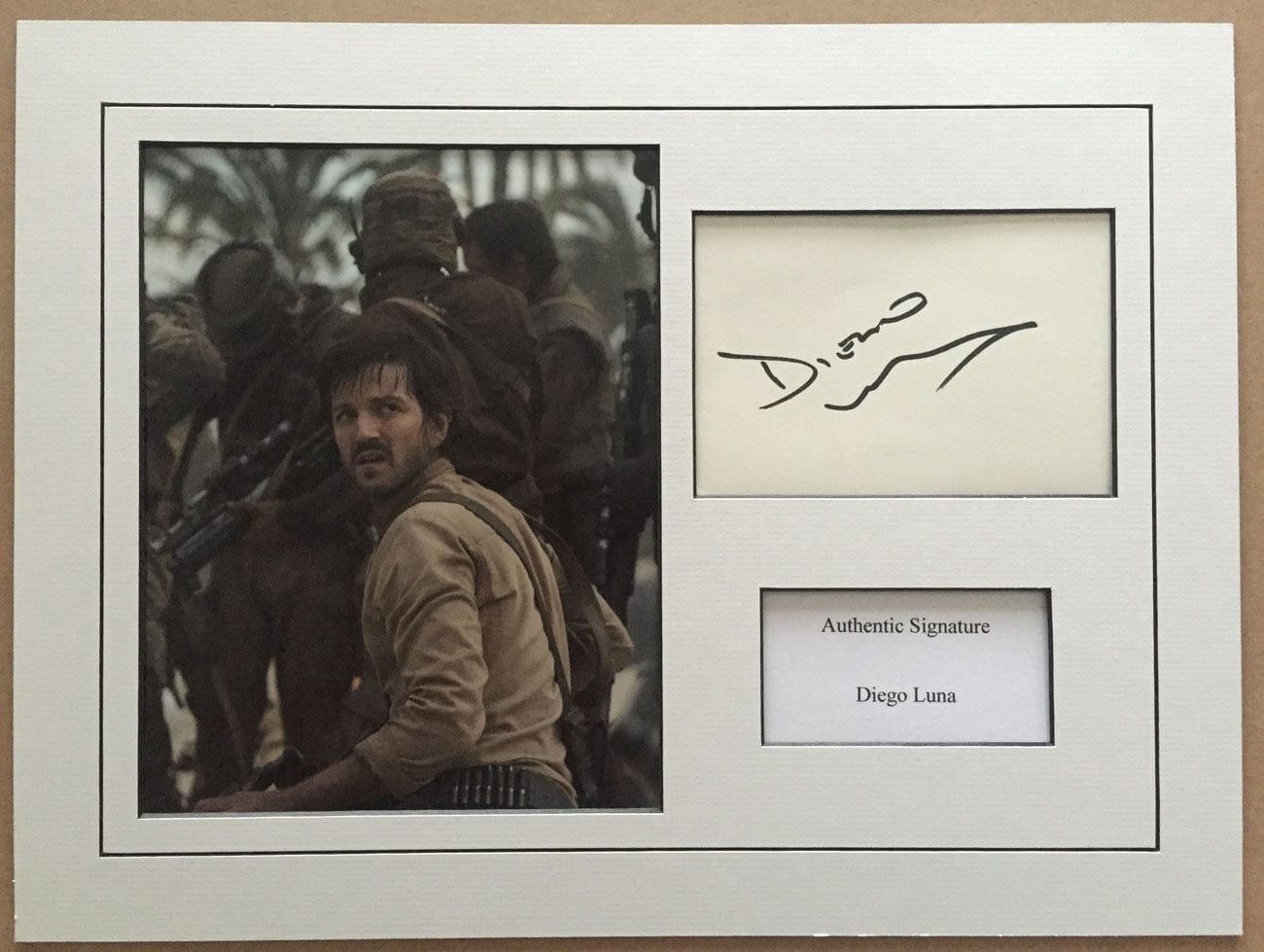 Diego Luna Signed Display 12809