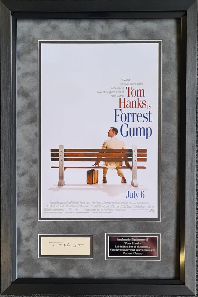 Tom Hanks Signed Display