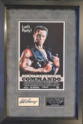 Arnold Schwarzenegger Signed Display