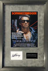 Arnold Schwarzenegger Signed Display