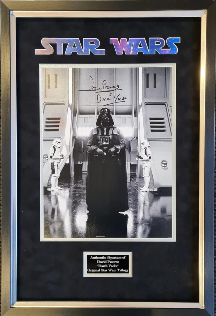 Dave Prowse Signed Display