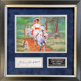 Julie Andrews Signed Display