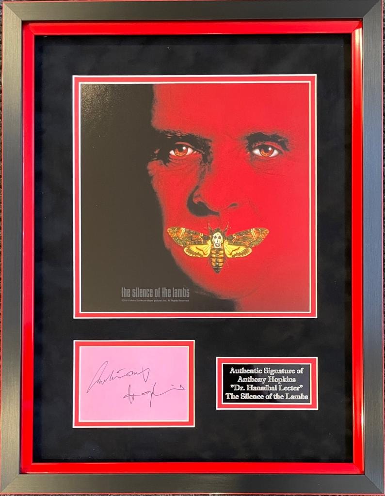 Anthony Hopkins Signed Display