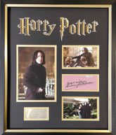 Alan Rickman Signed Display