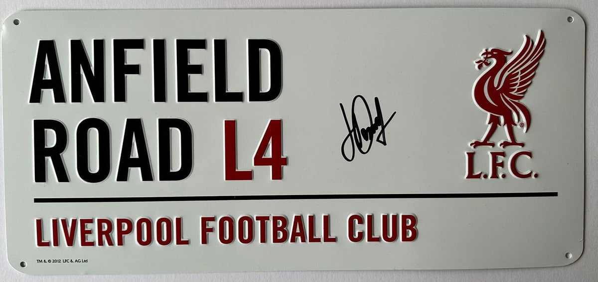 Luis Diaz Signed Liverpool Street Plate