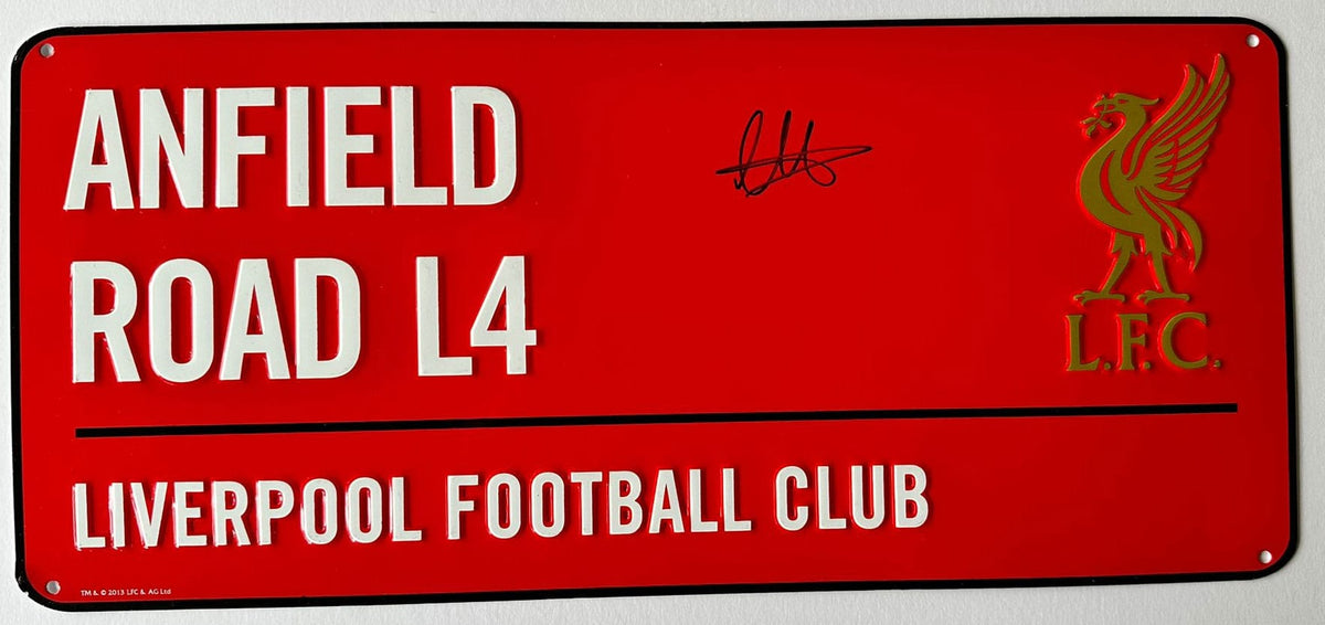 Trent Alexander-Arnold Signed Liverpool Football Club Street Plate