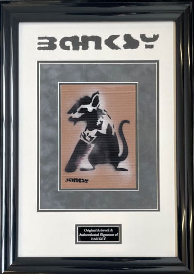 Banksy Signed Artwork