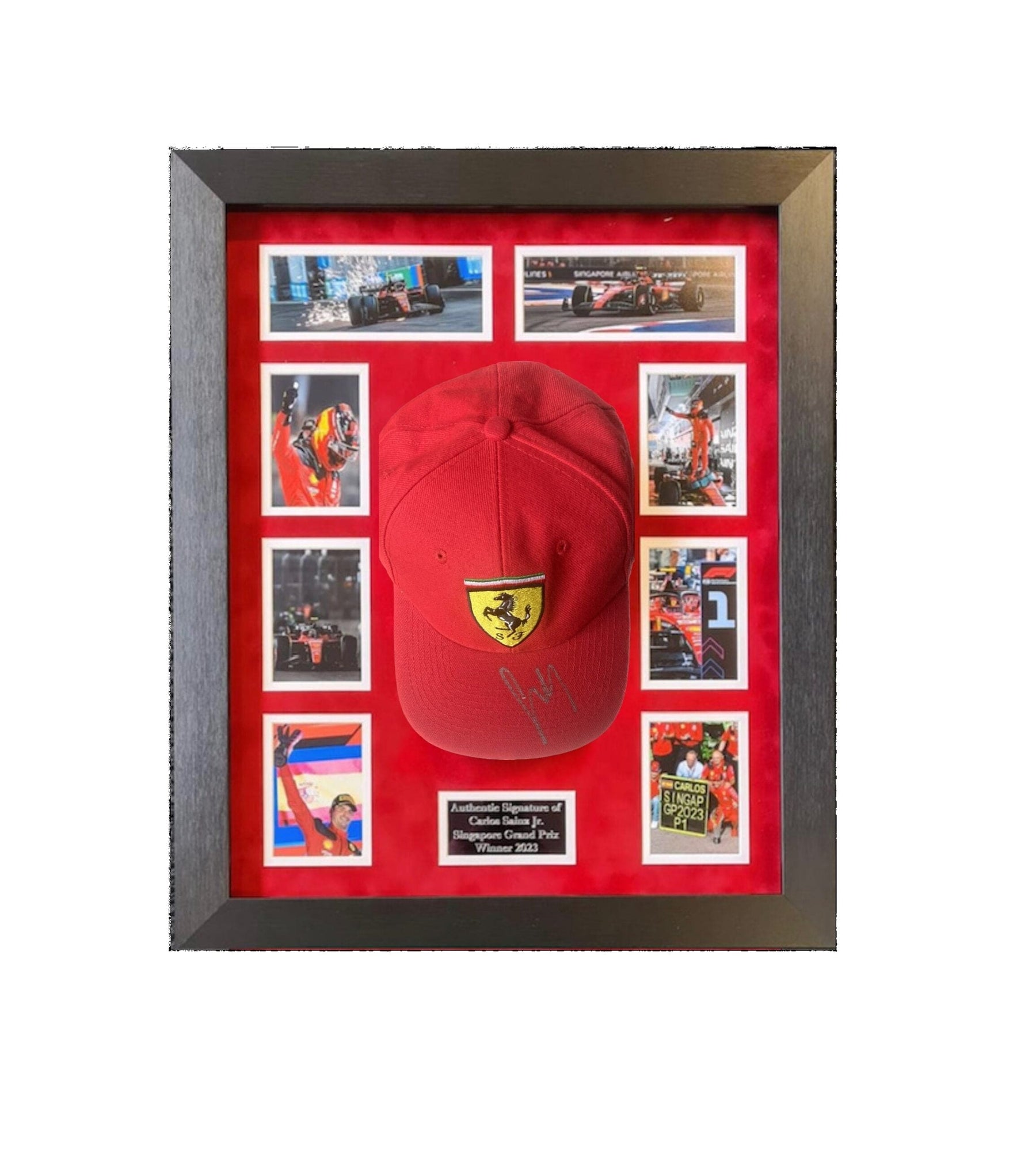 Carlos Sainz Signed Ferrari Cap – Formula One – Ferrari