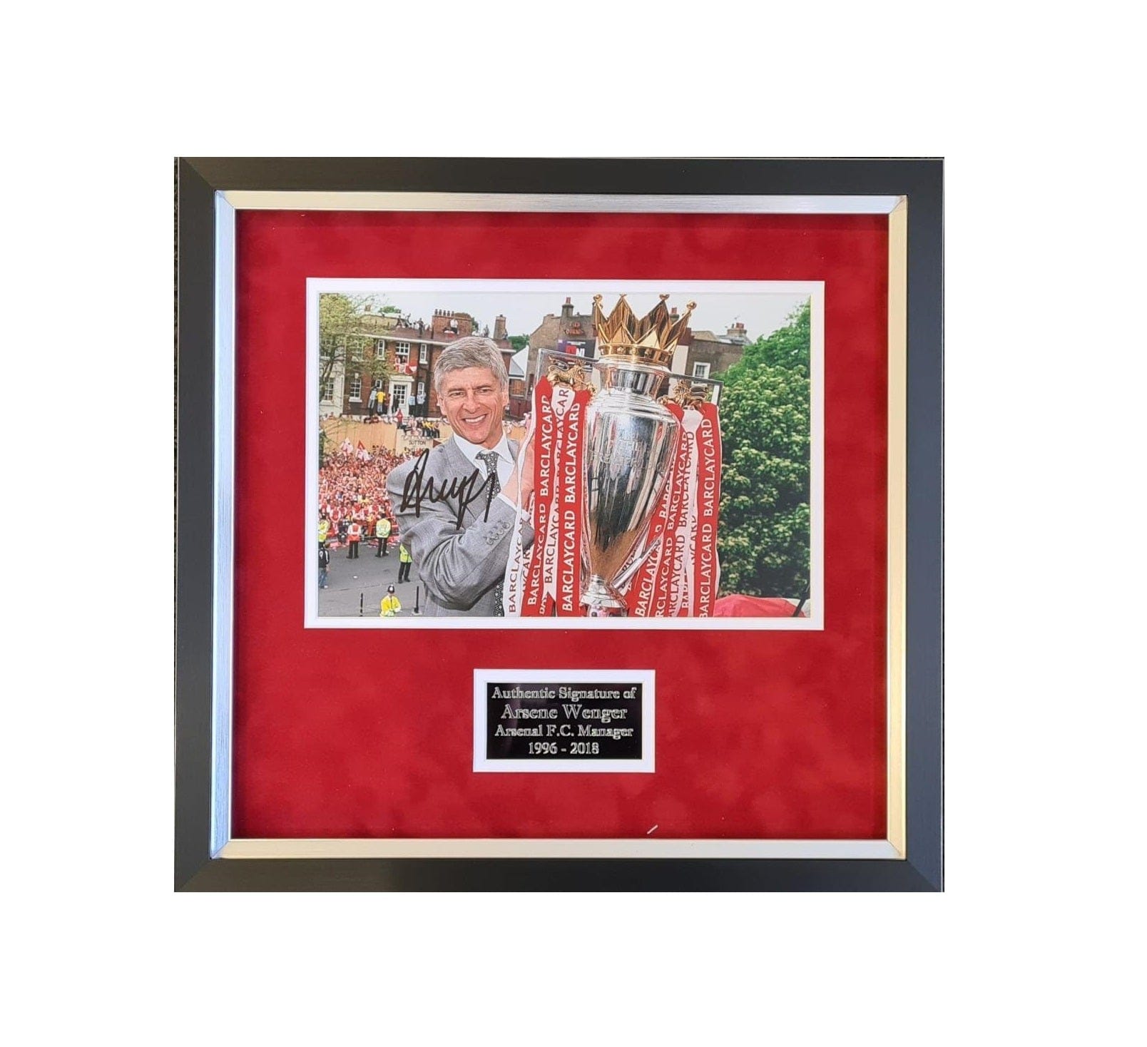 Arsene Wenger signed photo display – Arsenal Fc