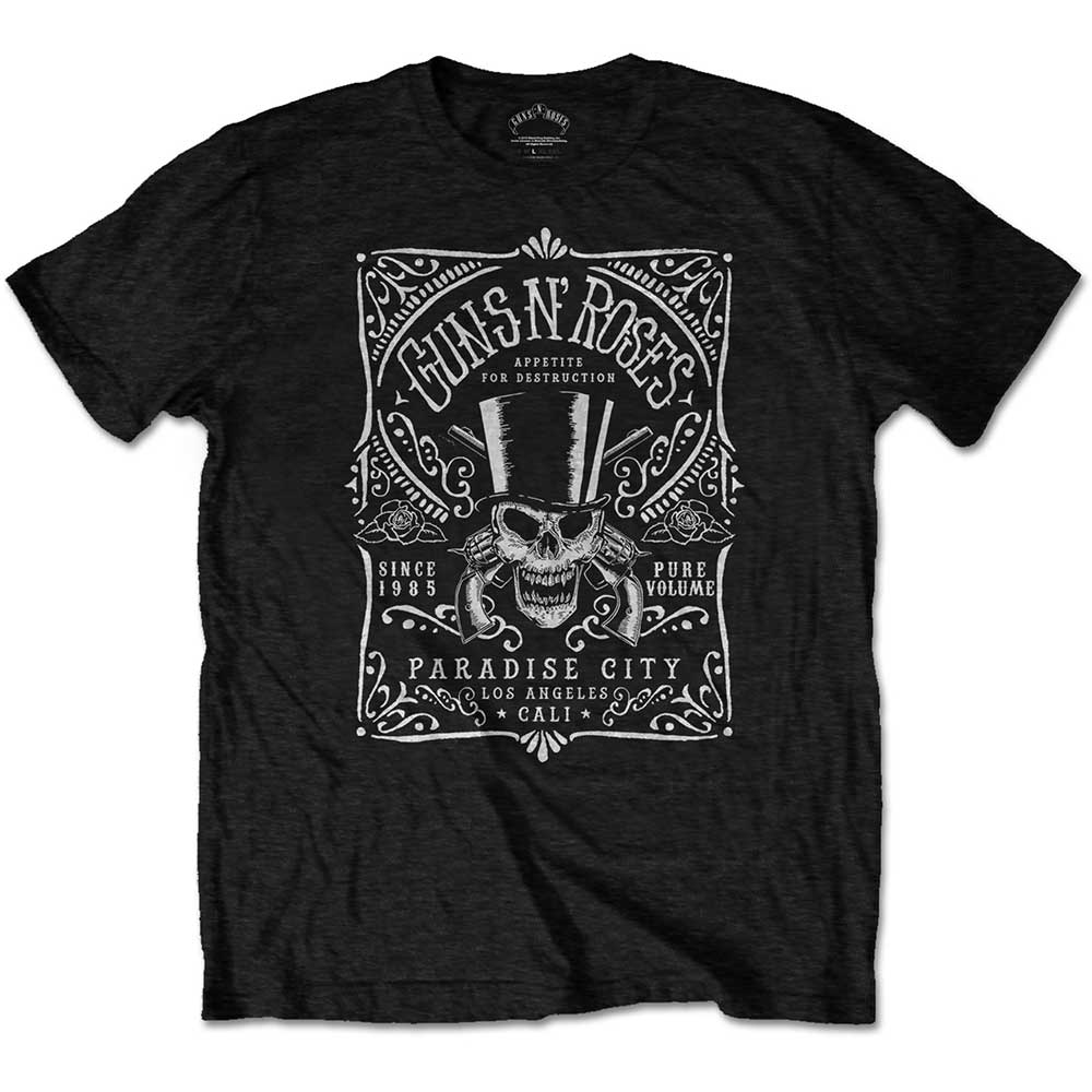 Guns N' Roses | Exclusive Band Gift Set | Bourbon Label Tee & Socks