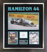 Lewis Hamilton Signed F1 Display