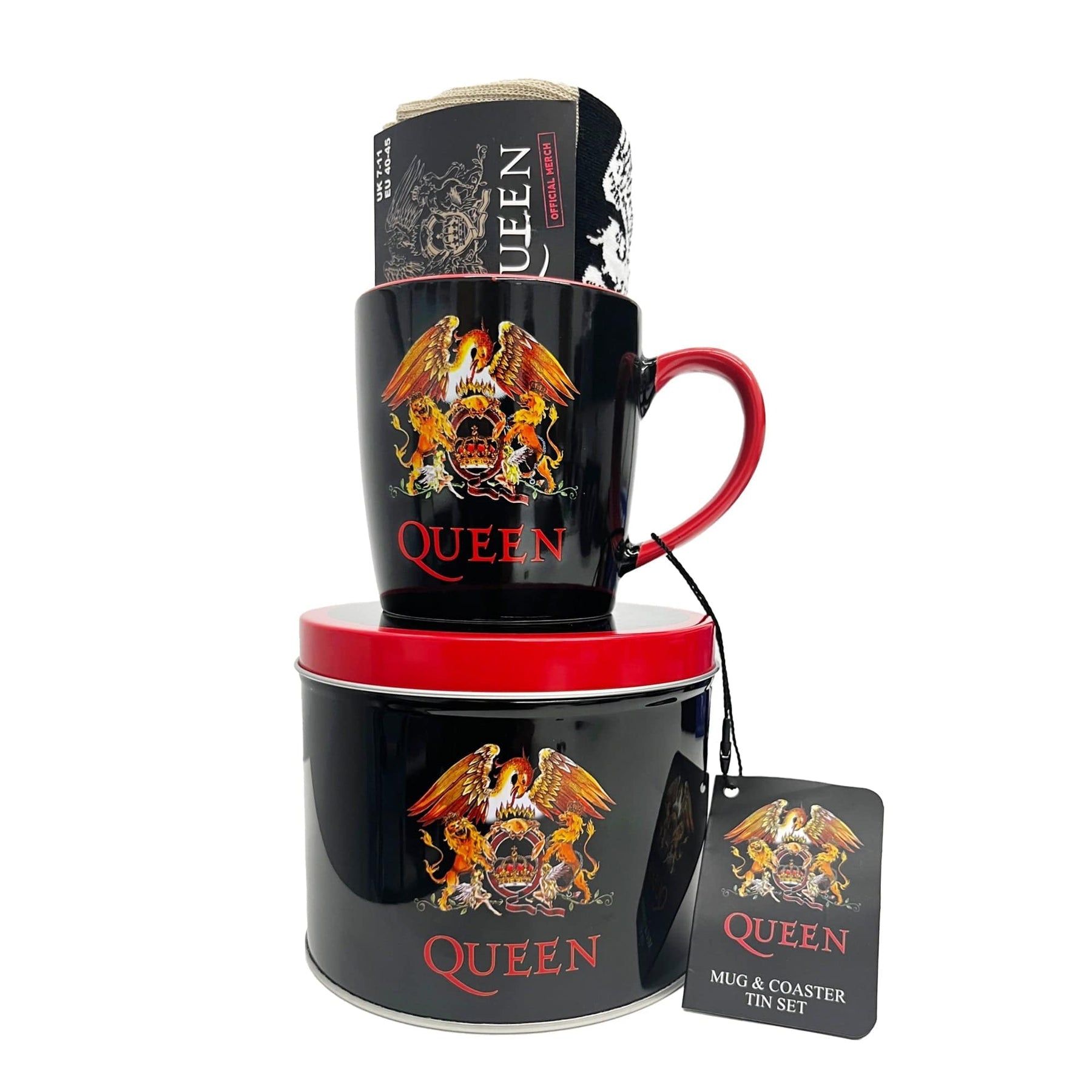 Queen Exclusive Gift Set | Socks in a Mug | Official Merch