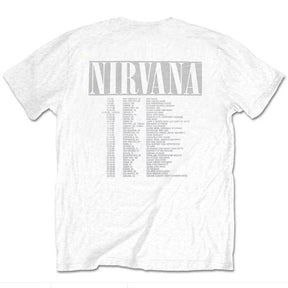 Nirvana Official Band T-shirt In Utero Tour (Back Print)