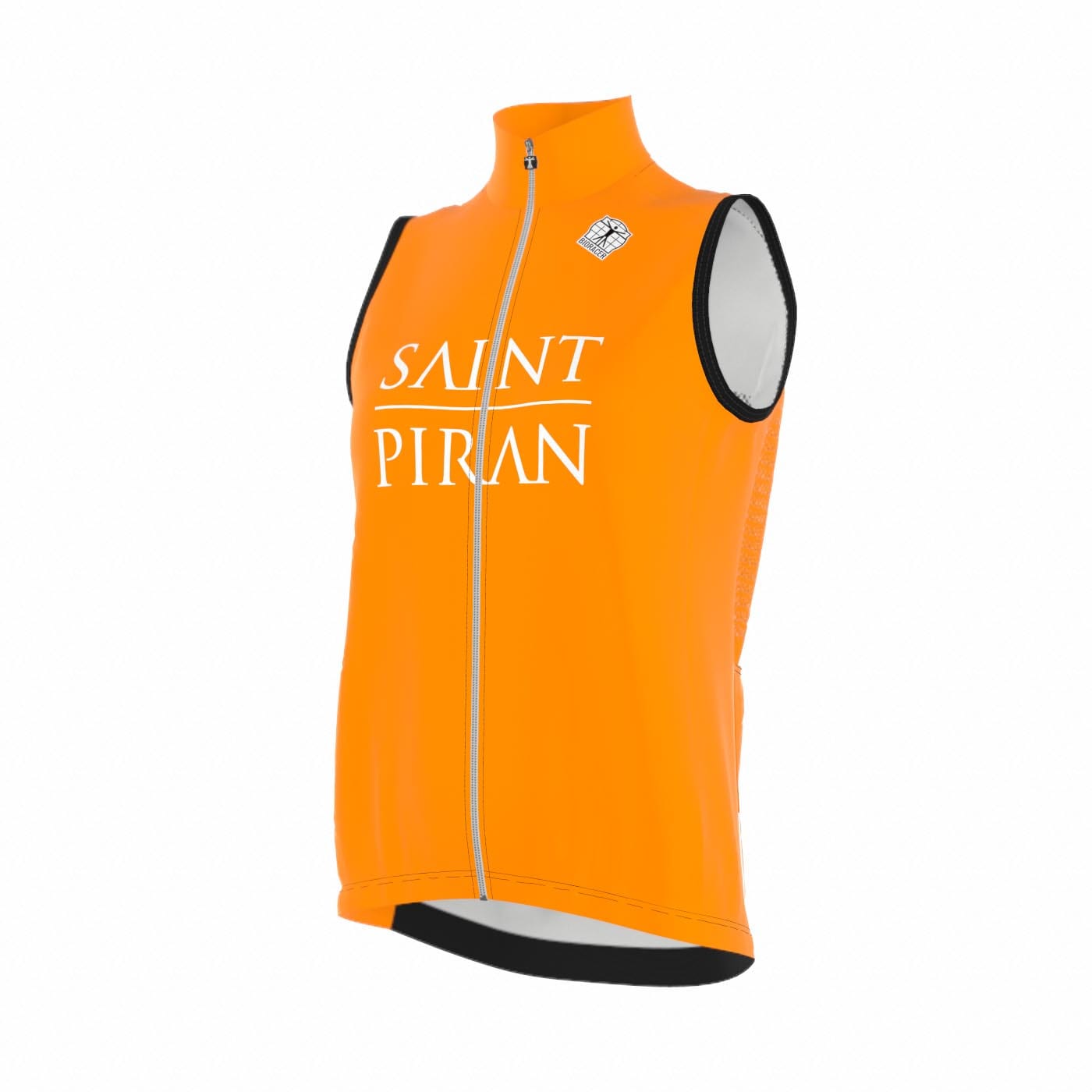 Orange Training Kit Icon Gilet High Collar