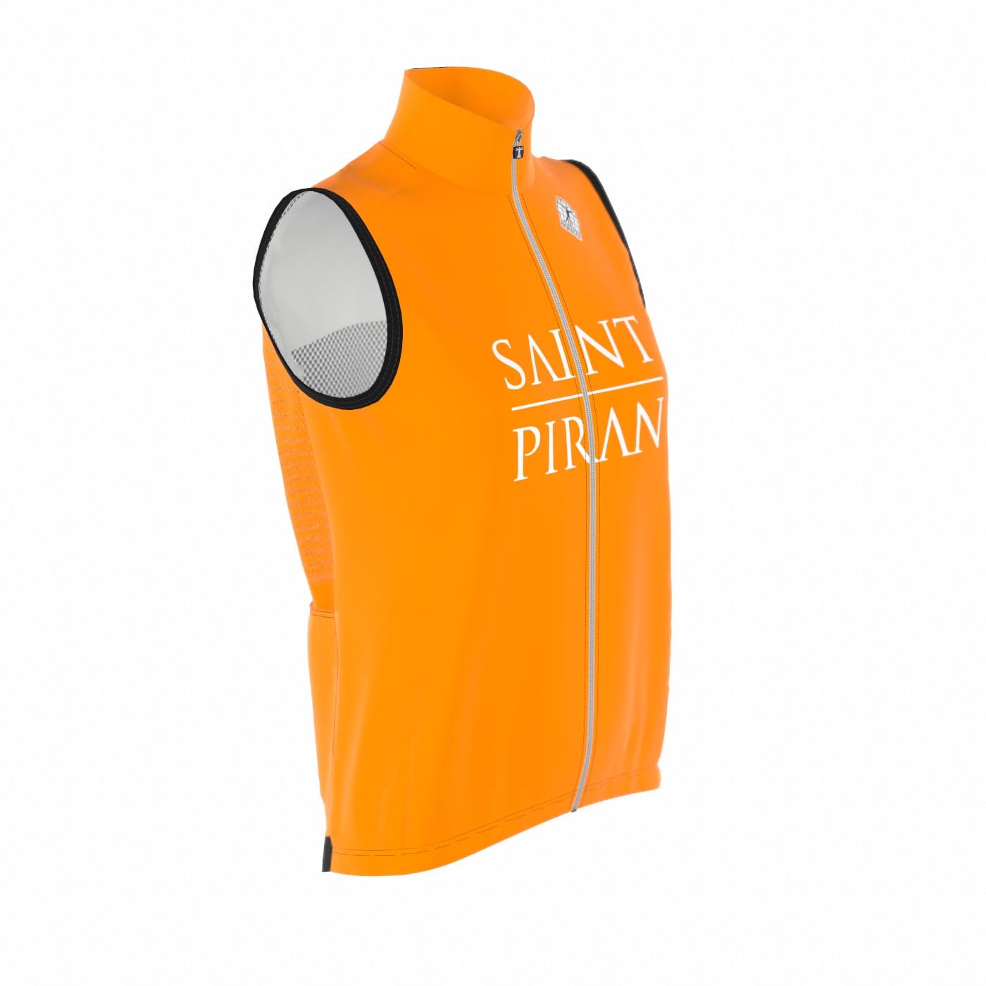 Orange Training Kit Icon Gilet High Collar