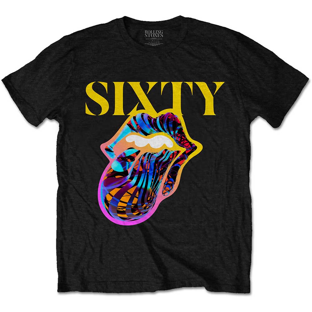 The Rolling Stones | Exclusive Band Gift Set | Sixty Cyberdelic Tongue (Back Print) Tee & Socks