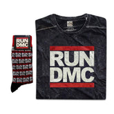 Run DMC | Exclusive Band Gift Set | Logo (Wash Collection) Tee & Socks