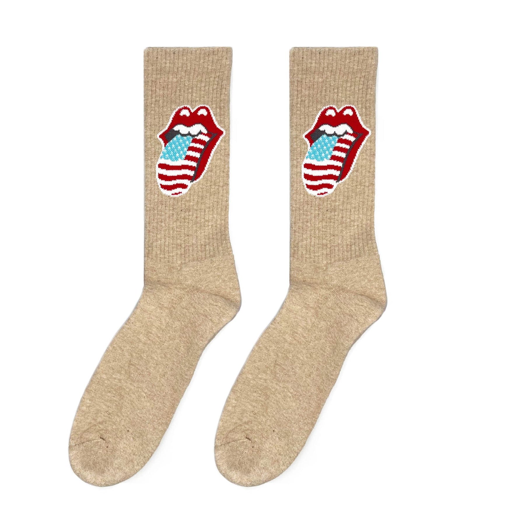 The Rolling Stones | Exclusive Band Gift Set | Mick and Keith Watercolour Stars Tee & Socks