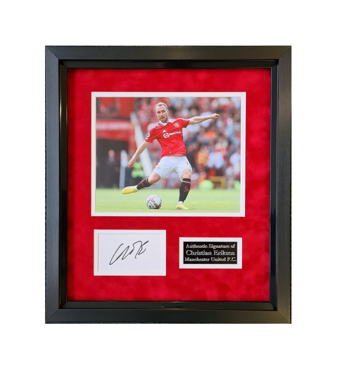 Christian Eriksen signed display – Manchester United