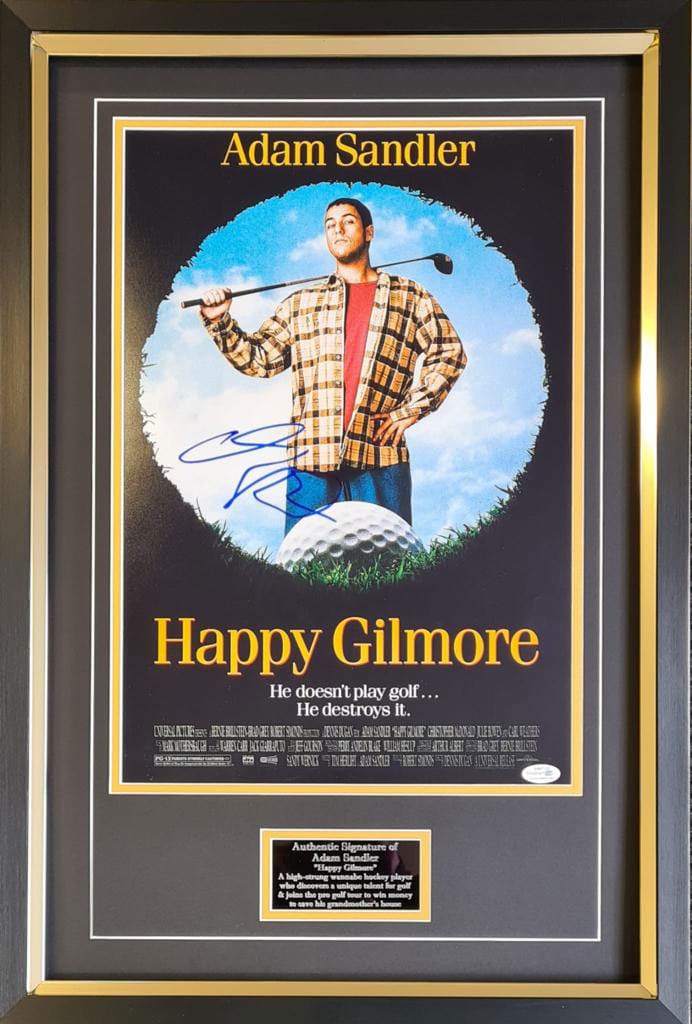 Adam Sandler Signed Display