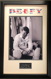 Ian Botham Signed Cigar Display