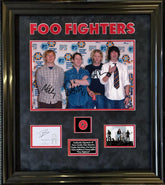 The Foo Fighters Signed Display